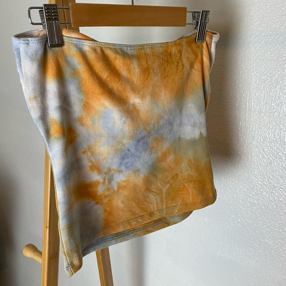 Wild Fable Tye Dye Keyhole Tube Top - Picture 7 of 9